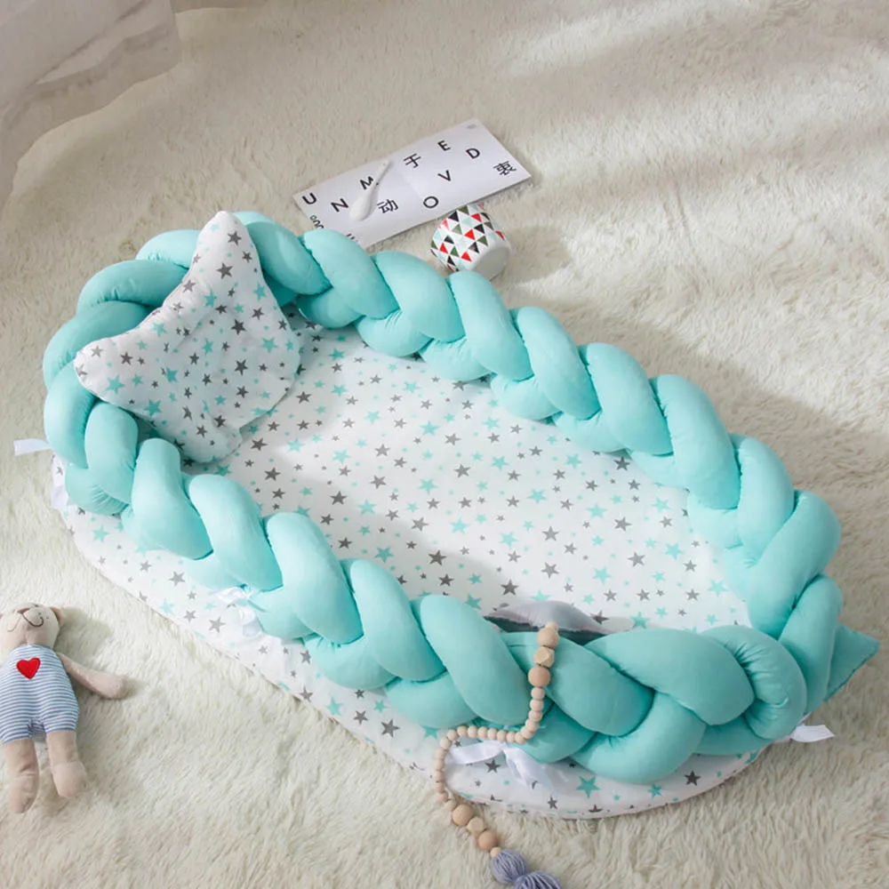 Детская портативная бионическая кроватка для новорожденных хлопковая люлька