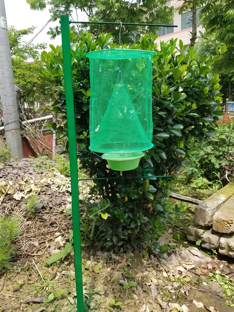 1 шт. висит мухи зрелище складной ловушка для мух комаров и клетка убийц шланг