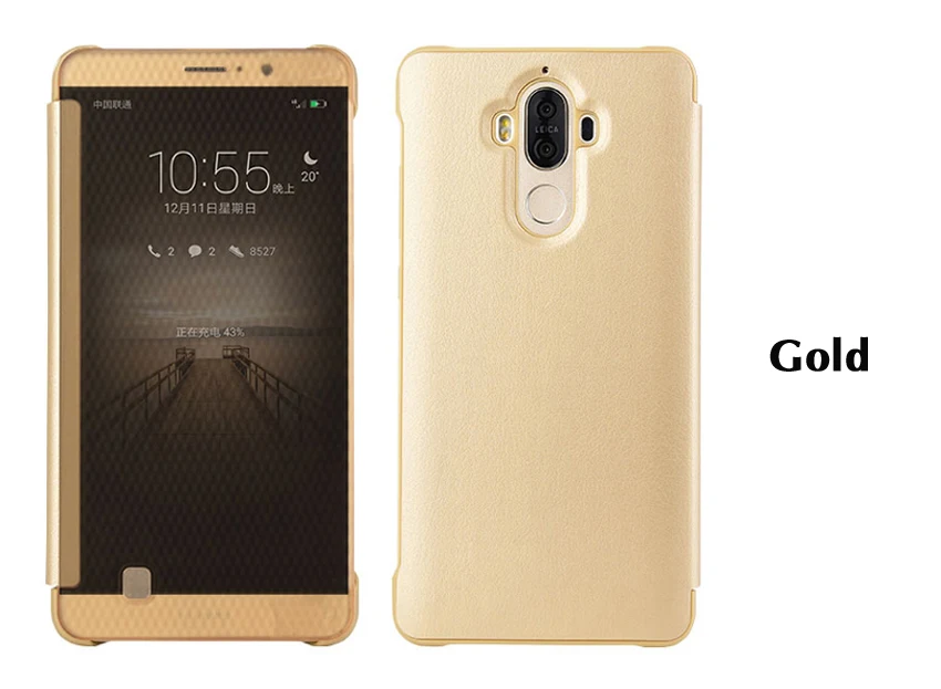 Откидной кожаный чехол для телефона huawei mate 9 Pro Smart Touch View чехол для huawei mate 9 Pro mate 9pro роскошный противоударный чехол s