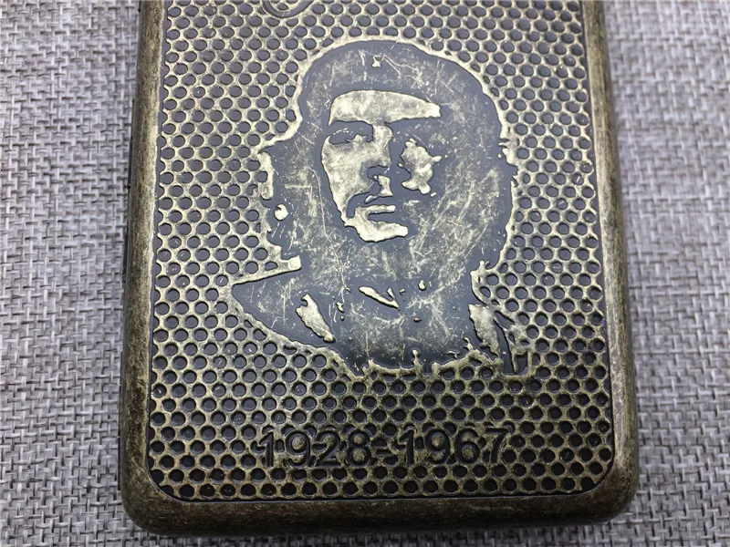 Винтажный стиль MR. K 022 старый цвет Coppers Che Guevara мужской металлический портсигар сигарета коробки для 16 сигарет с подарочной коробкой