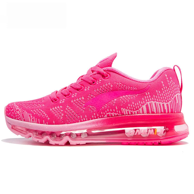 

Onemix Running Shoes Women Sport Sneakers For Woman Athletic Trainers Exercise Runner Lady Pink Zapatillas Deportivas Pink Color