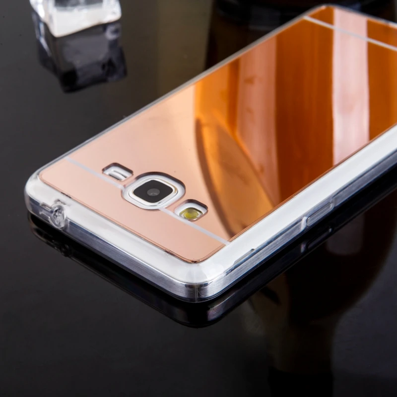 Mirror Case Soft TPU Back Cover For Samsung Galaxy J1 J5 J7 A3 A5 A7 2017 J3 2016 S3 S4 S5 S6 Edge Plus Grand Prime Phone Cases |