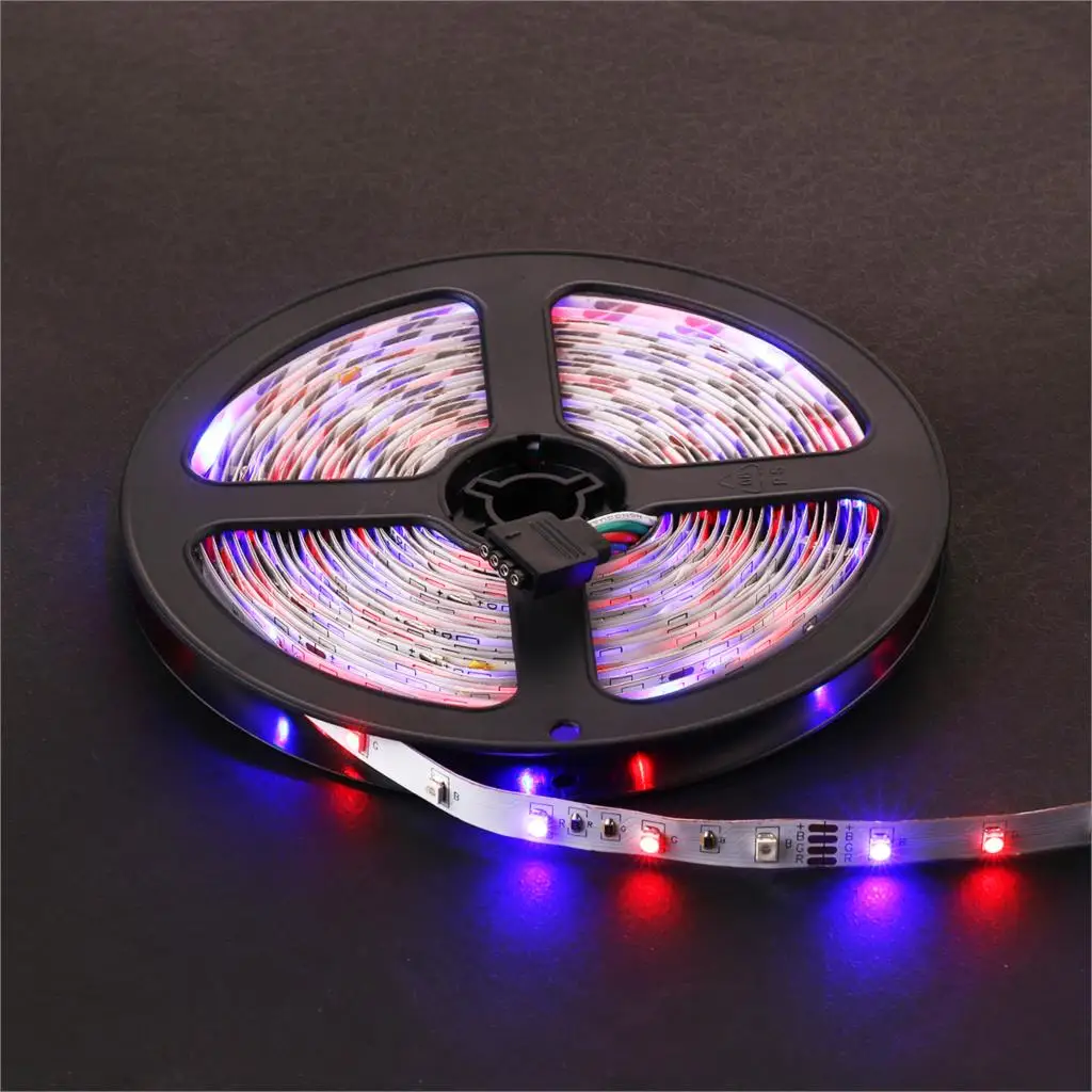 Светодиодная лента RGB 2835 SMD 5 м 300 светодиодов гибкая светодиодная ИК пульт