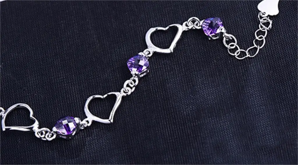 Jiayiqi 2017 Серебряный Цвет кубический циркон ювелирный Хрустальный браслет в форме