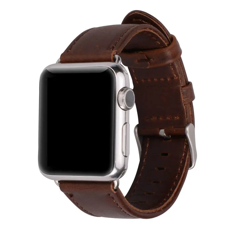 Серия 2/1 100% натуральная кожа ремешок для часов Apple Watch 42 мм/38 мм iWatch Классическая