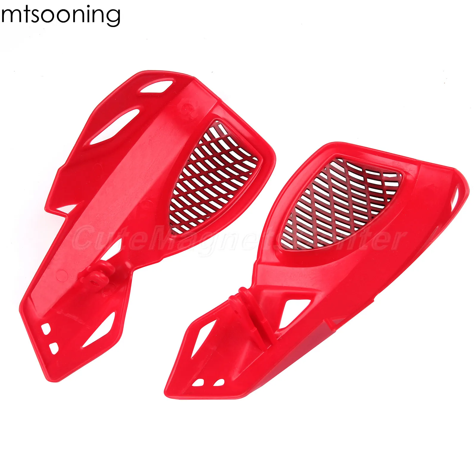 Mtsooning Красный 22 мм руль для мотоцикла ручной Защитный протектор Honda Yamaha KTM SX EXC XCW SMR