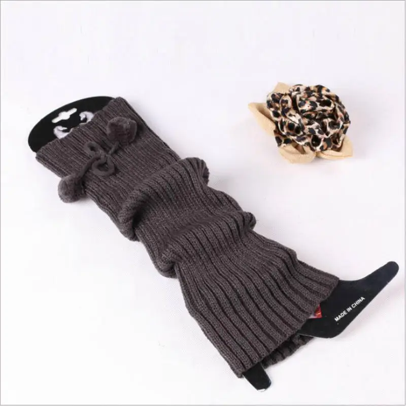 Вязаные Гетры Polainas De трико Вязание гетры Женская зимняя обувь сапоги Beenwarmers Para