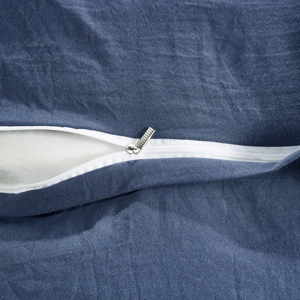 Постельные принадлежности с эффектом потертости США/Евро размер пододеяльник