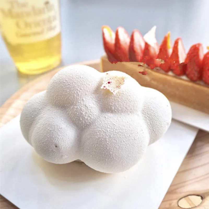 Силиконовая форма для торта выпечки 3d хлопок облако пузыри мусса десертные