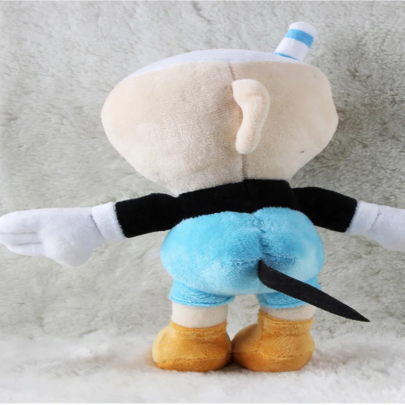 

Game Cuphead Plush Toy 25cm Mugman The Devil Legendary Chalice Soft Toys Stuffed toys Plush Doll For Children's Birthday Gift