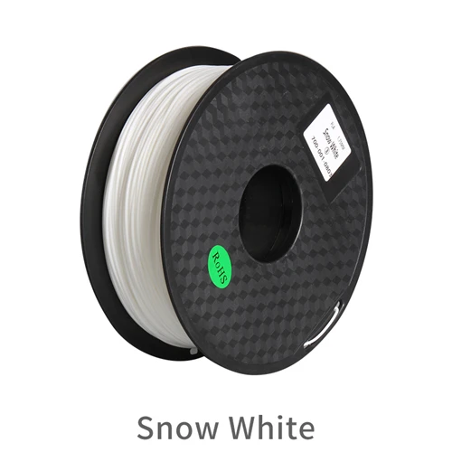 Snow White PLA 1,75 мм нити 1 кг печати красочные материалы для 3D-принтеры экструдер ручка Радуга Пластик аксессуары черный, белый цвет цвета красный, серый - Цвет: Snow White