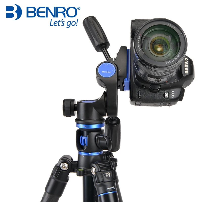 Benro серии HD 3 сторонний выход с головкой штатива HD1A Профессиональный паньхеад