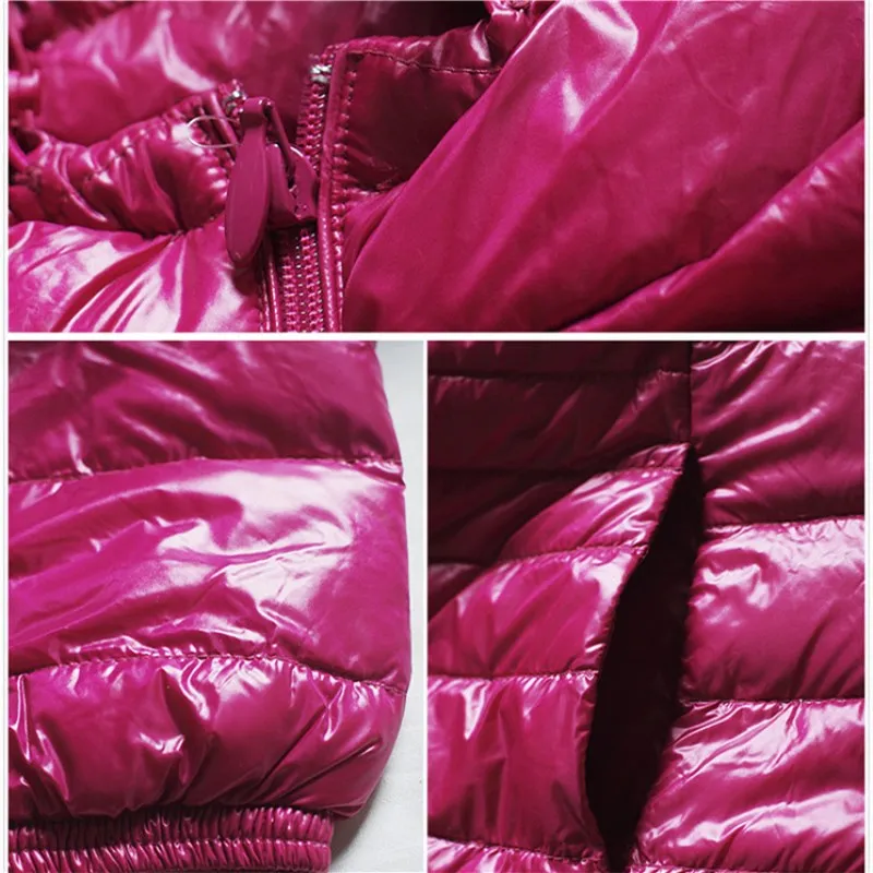 Новинка 2017 года модные осень-зима Шампейн золото куртка Для женщин с капюшоном