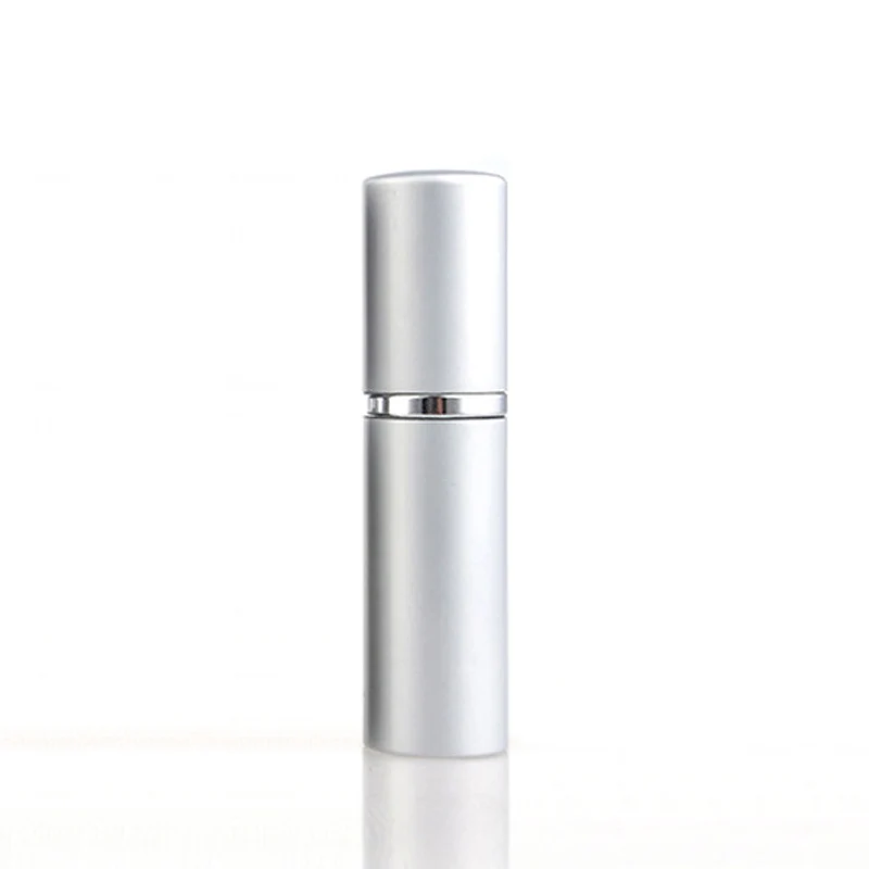 10ml Silver 50 шт./лот 10 мл многоразовый портативный мини парфюмерный флакон с распылителем спрей путешественник алюминиевая пустая парфюмерная бутылка - Цвет: 10ml Silver