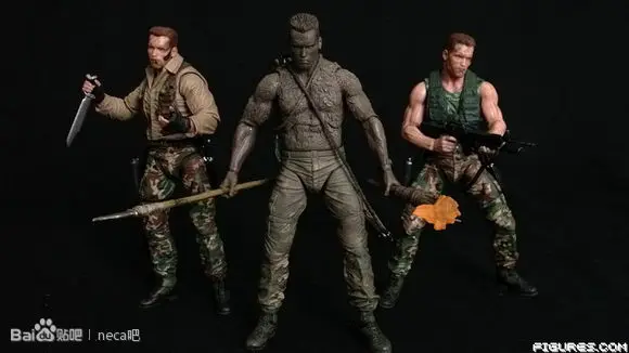 NECA фильм 25th Хищник инопланетянин Арнольд Шварценеггер патруль голландский извлечение голландский Охотник за джунглями 18 см игрушка ПВХ фигурка модель S108