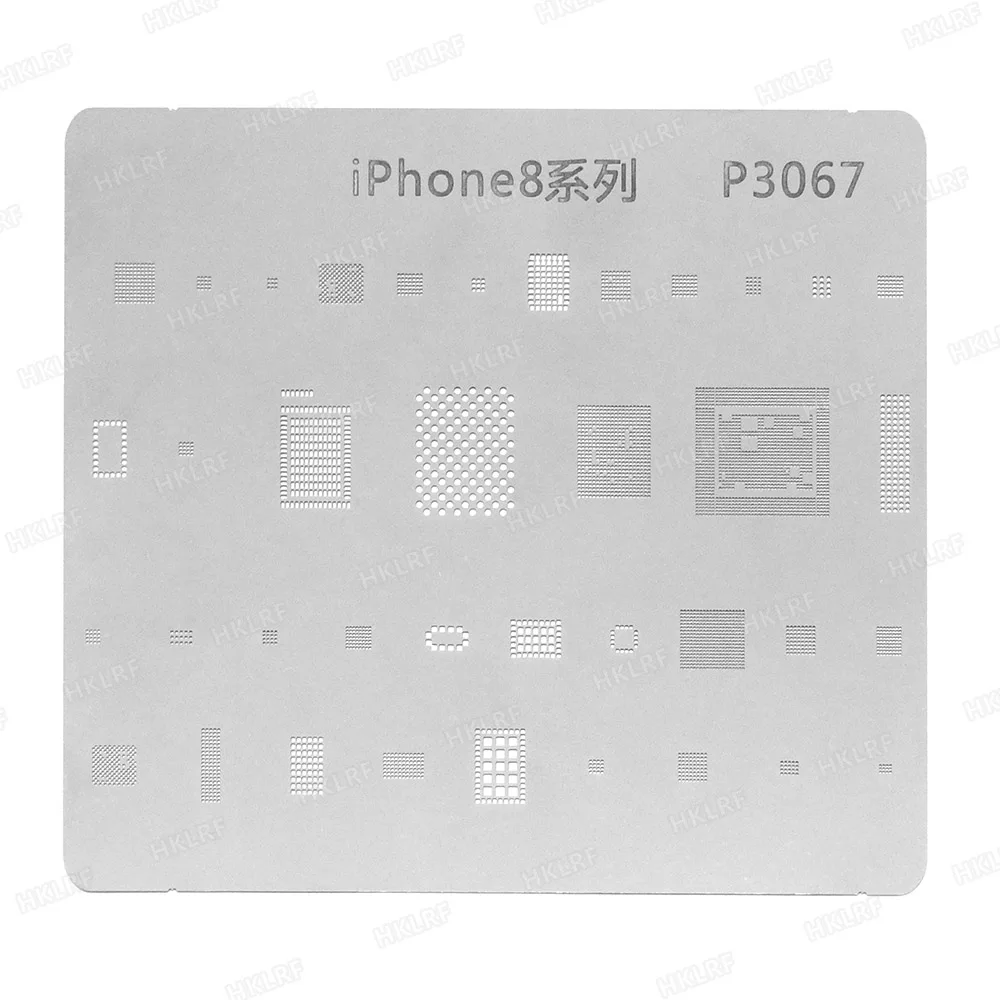 5 шт./лот BGA комплекты трафаретов для пайки набор шаблонов iPhoneX 8 8P 7P 7 5s 6 6s микросхем