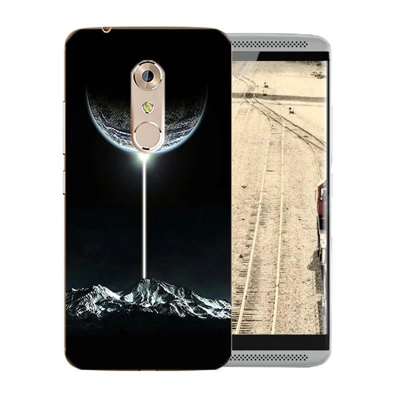5.2-дюймовый чехол для телефона ZTE Axon 7 Mini прозрачный мягкий силиконовый чехол с мотивом космического мира тонкий 7Mini роскошная фунда.
