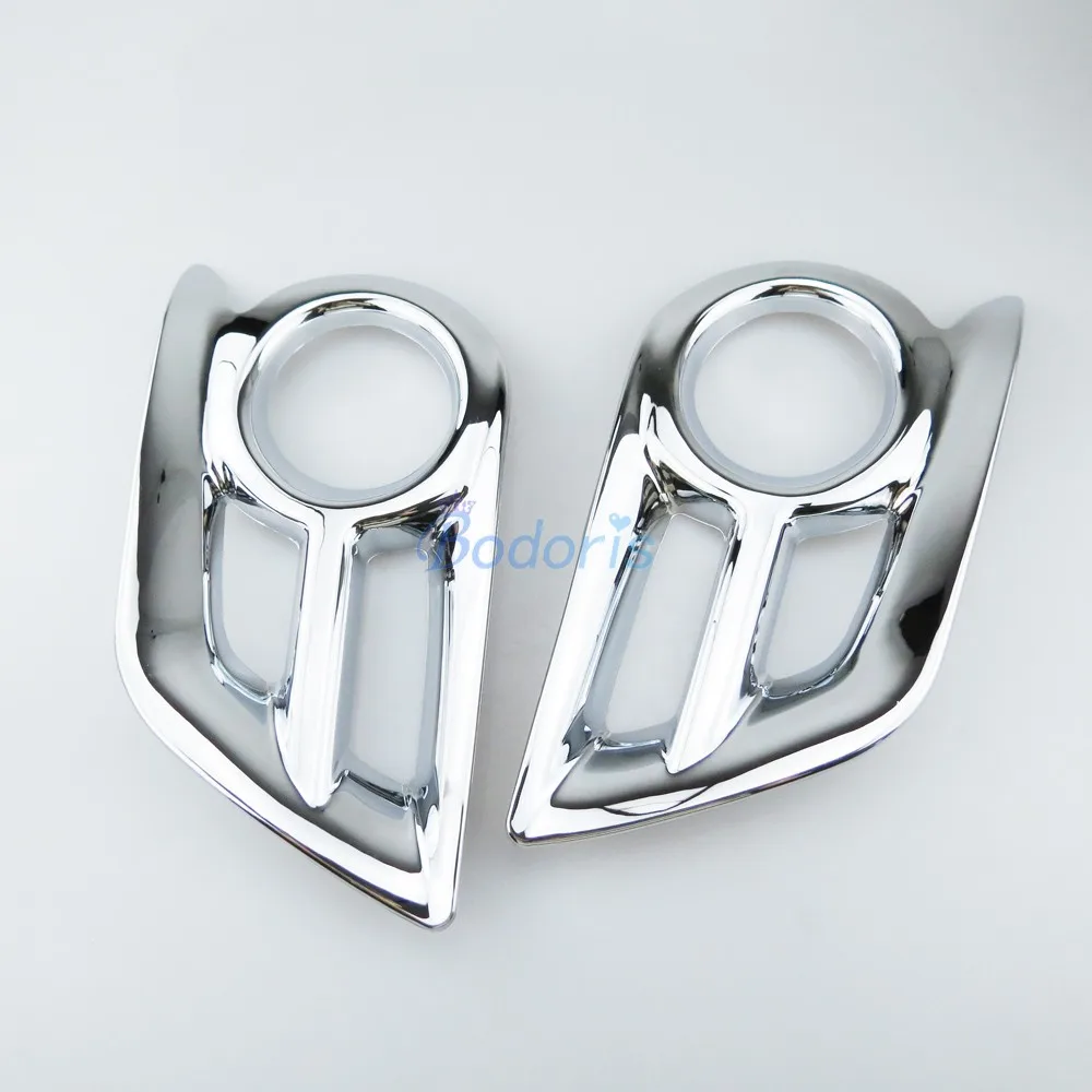 Хромированная Автомобильная Стайлинг передняя противотуманная фара крышка