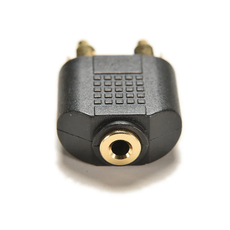 1 шт. 3 5 мм аудио стерео разъем мама на 2 RCA папа аудиоразъем адаптер конвертер для