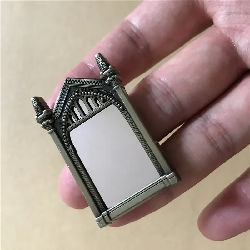 Зеркальная эризованная металлическая настоящая зеркальная брошь для фанатов