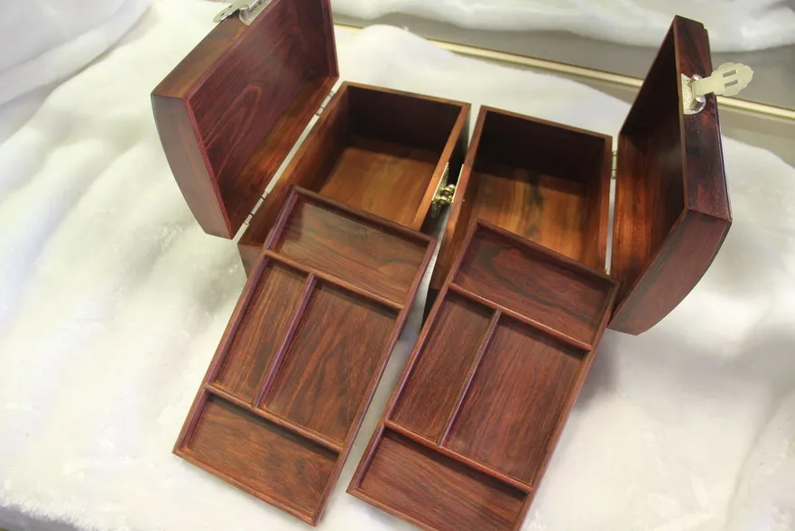 Парные драгоценности коробка с лотком Высокое качество Подлинная природа дикого