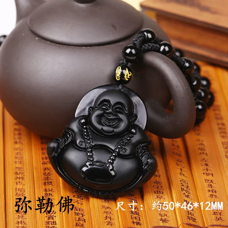 Натуральный камень Будды Guardian бусы Lucky подарок Collier Femme Товары для кошек Boho