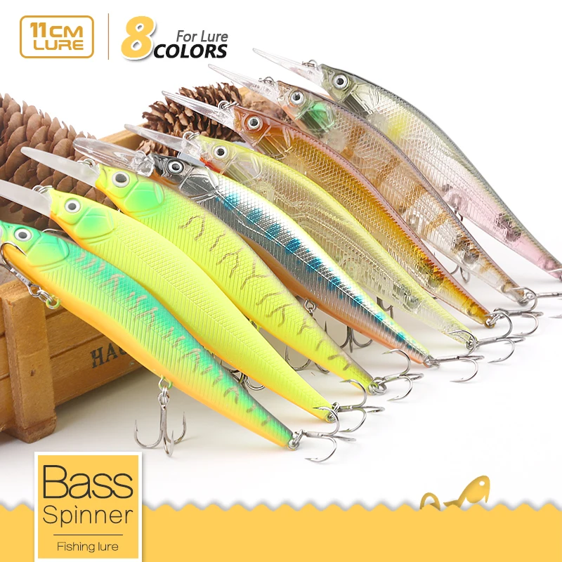 Приманки для рыбной ловли DONQL жесткая приманка в форме гольяна 11 см 16 г воблеры