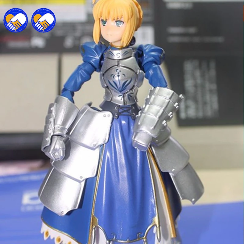 Игрушка мечты аниме Fate stay night Figma227 Ubw Zero Saber Knight Girl Arthur ПВХ фигурка коллекция игрушек куклы 15 см