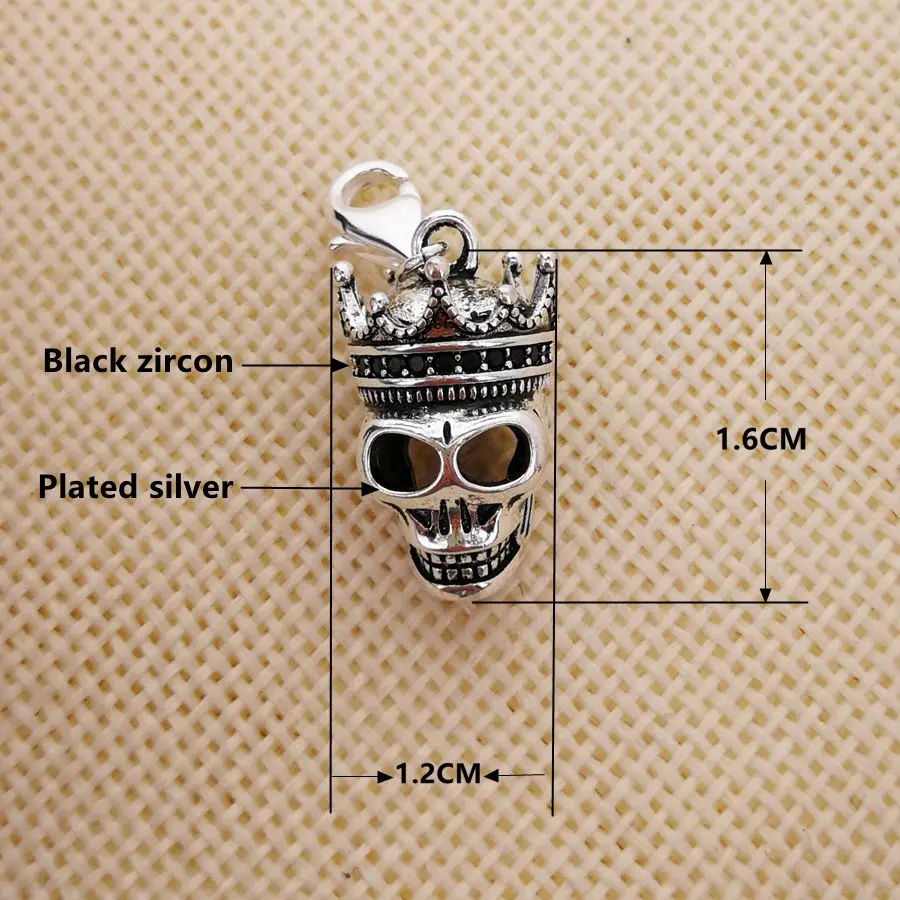 Hemiston череп с корона для изготовления браслета Ассорти браслет Томас и его Стиль