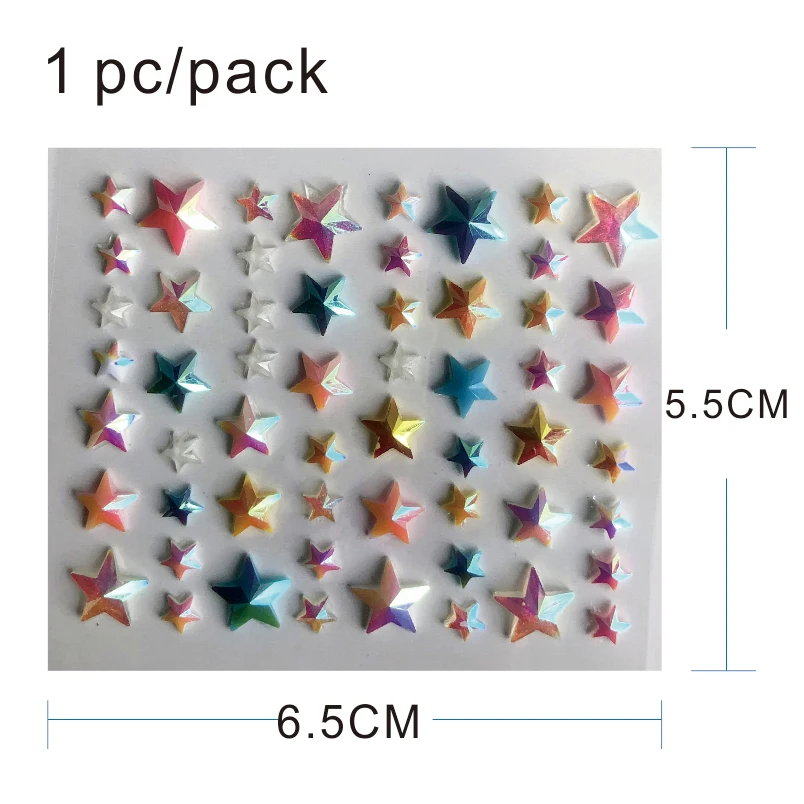 RG03 весенние цветные резиновые украшения для лица наклейки в горошек макияжа глаз