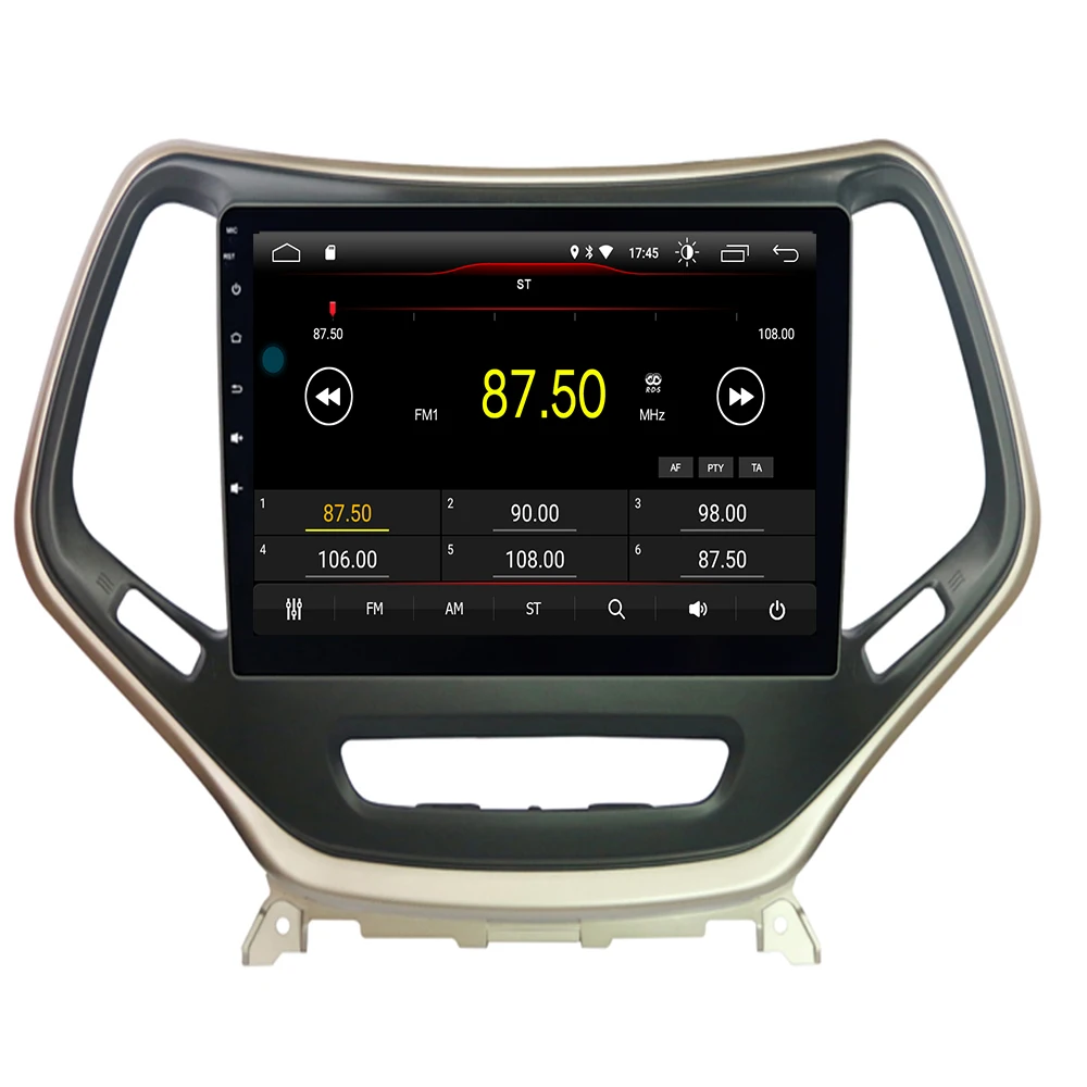 Автомобильный Android 9,1 плеер мультимедиа для Jeep Cherokee KL~-Радио Стерео gps карта Nav Navi(без CD DVD) 10," HD экран