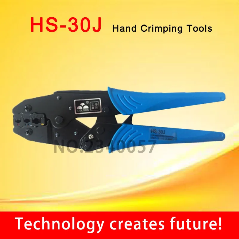 HS-30J Европейский Стиль, обжимной инструмент с храповым механизмом, Обжимные Щипцы 0,5-6, 0 мм2, наборы штампов