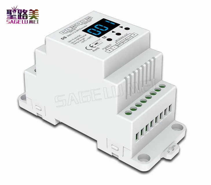 Высококачественный преобразователь постоянного тока 5 в 12 В 24 DMX512 сигнал SPI