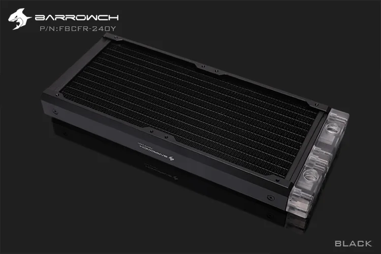 BARROWCH 240 мм радиатор POM/акриловое издание модульный Хамелеон рыбы съемный мульти-красочный FBCFR-240 новое поступление