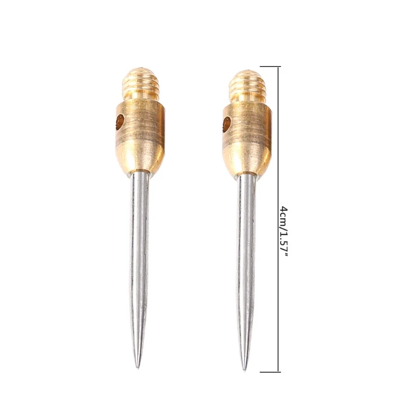 6 шт. 2BA дротик с резьбой стальной наконечник профессиональный сменный без капли