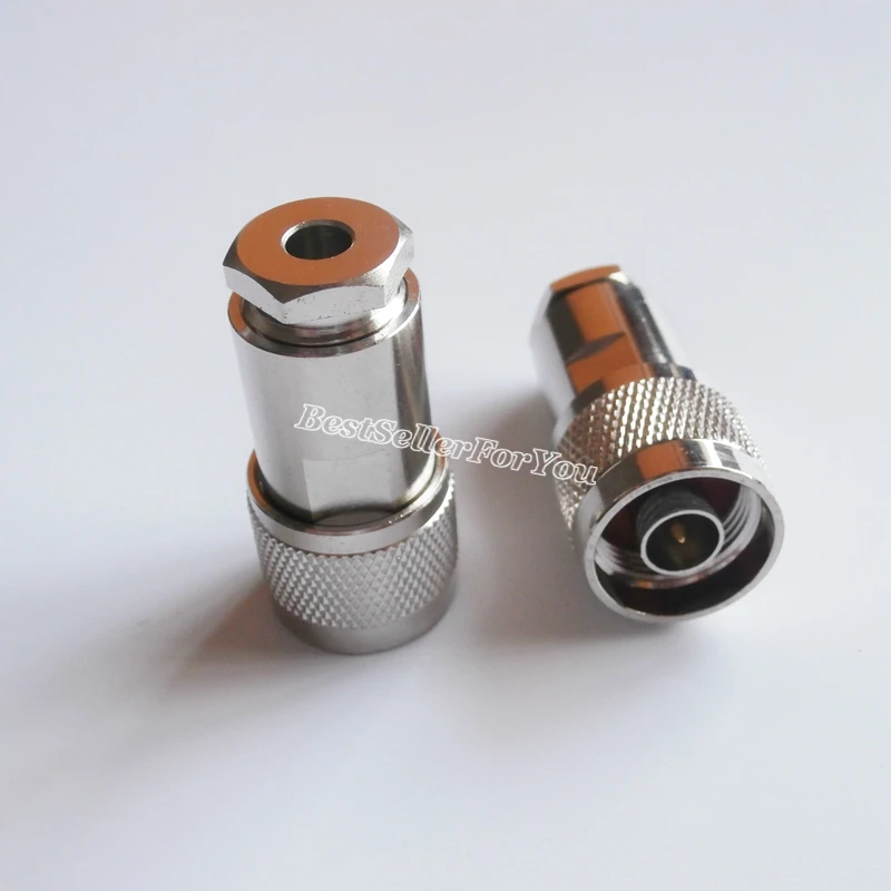 1 шт. N Штекерный Зажим прямой для RG58 RG142 LMR195 RG400 RF Кабельный разъем|plug connector|plug maleplug m
