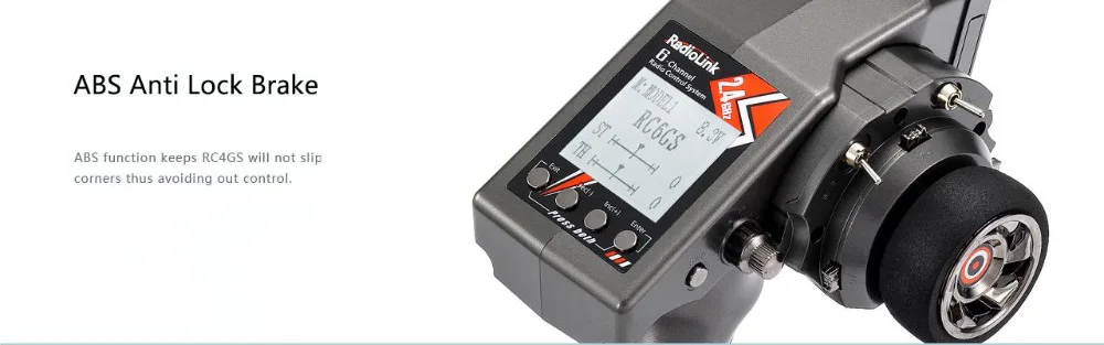 Радиоуправляемый передатчик RC6GS 2,4G 6CH RC для автомобиля, лодки, контроллер, передатчик и R6FG гироскоп внутри приемника