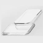 Лот X 1000 шт, коробка для слиток из серебристого золота 20 мм x 23 мм, пустой пластиковый акриловый чехол