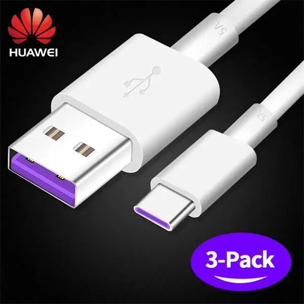 Three 5A cables Huawei P10 P9 Plus Lite супер автомобильное зарядное устройство SuperCharge Быстрая быстрая зарядка 5V4. 5A Duable USB порт P10 P9 Plus Lite Mate20 pro - Тип штекера: Three 5A cables