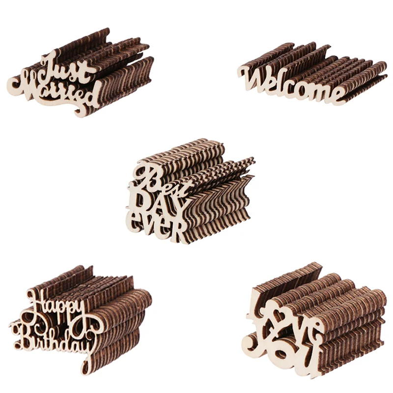 Деревянный стол Best Day Ever конфетти рассеивание винтажный деревенский декор для