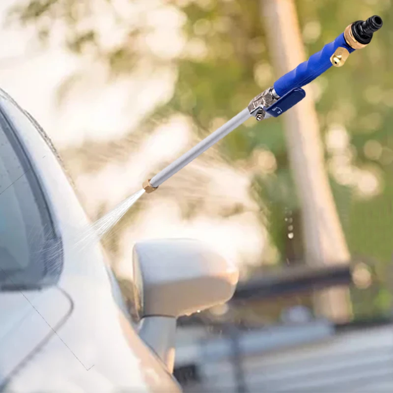 

High Pressure Water Pipe 46cm Metal Garden Water High Power Washer Spray Car Washing Tools Garden Water Jet Washer