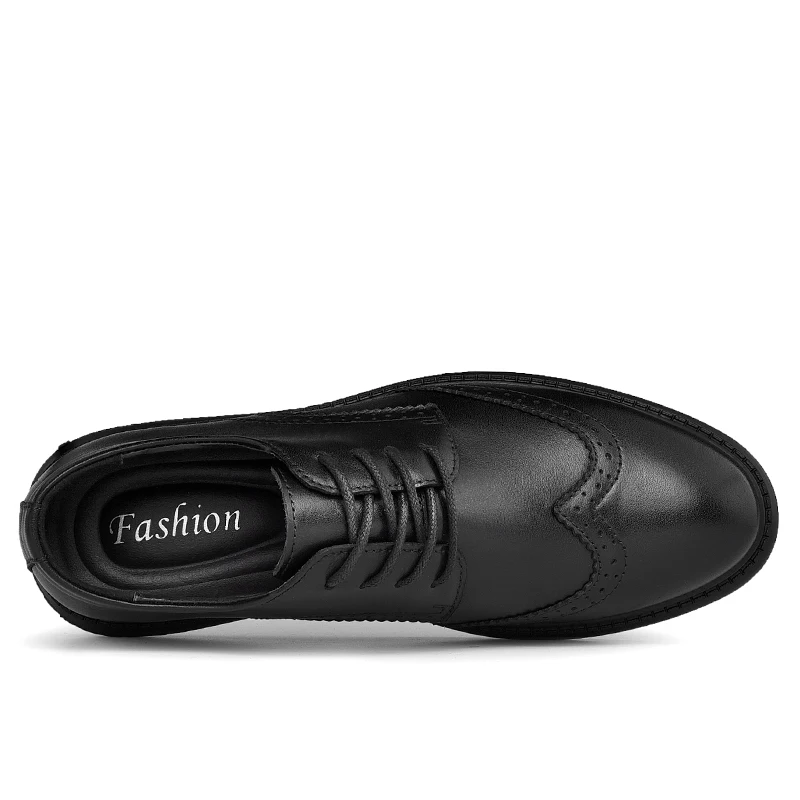 Cax/мужская кожаная обувь Осенняя мужская с перфорацией типа броги Мужская из