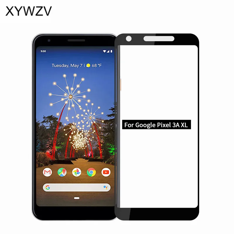 3D изогнутое стекло Google Pixel 3A защита экрана размера Xl закаленное 3a XL полное клеевое