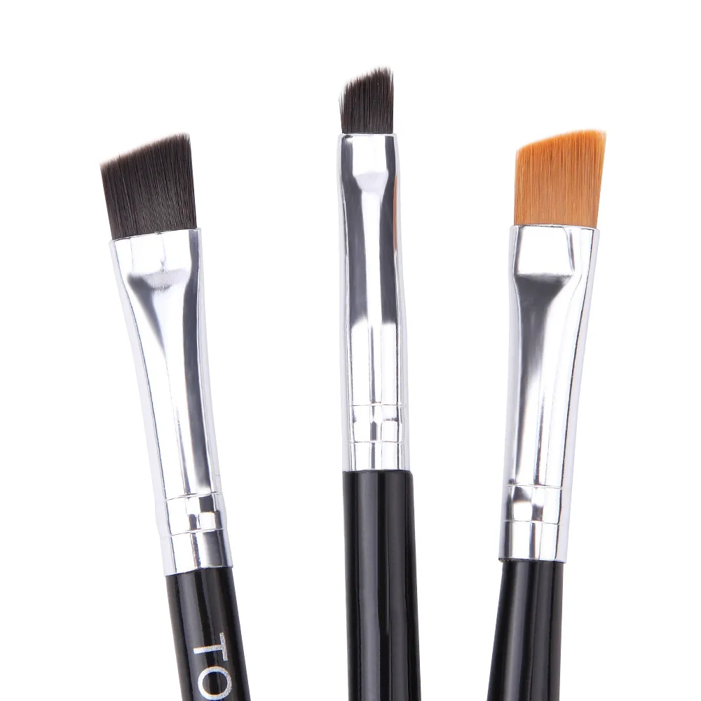 3 шт. набор кистей для макияжа пудра тени век подводка глаз кисть губ инструменты