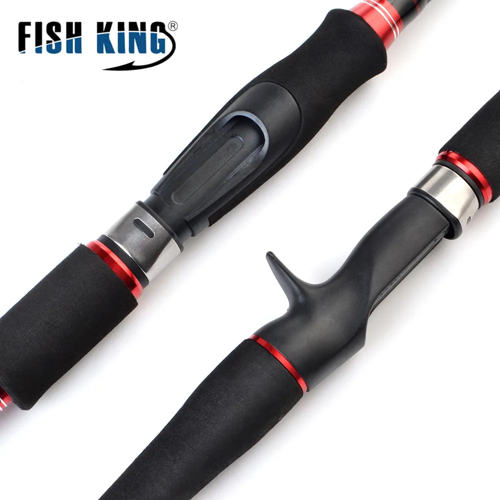 FISH KING 24T карбоновое спиннинговое Литье Удочки С. В. 10-30 г Ультралегкая телескопическая удочка Приманка Удочка 1,8 м, 2,1 м, 2,4 м, 2,7 м, 3,0 м