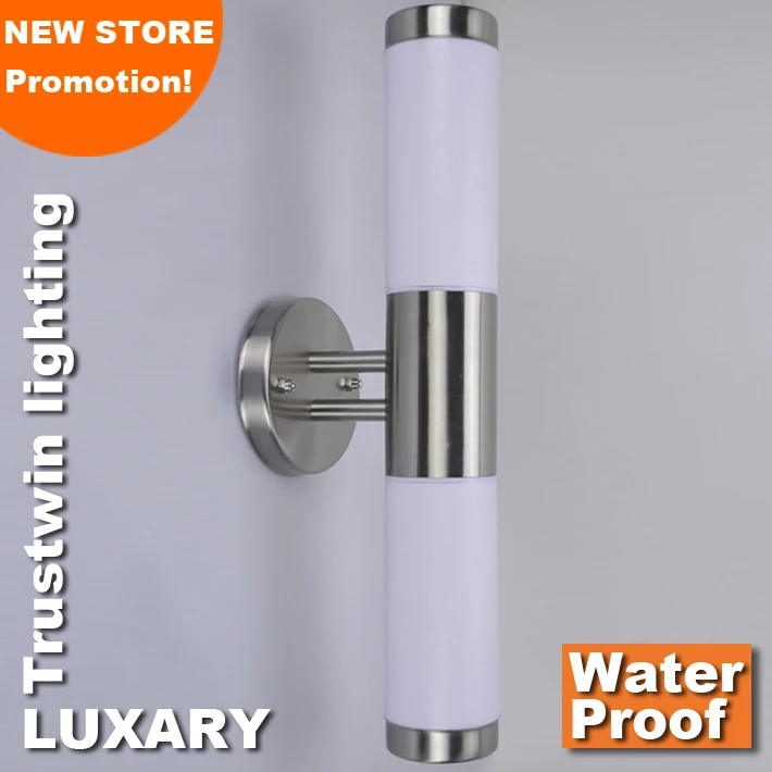 

New store promotion luxary stainless steel modern style waterproof sconce LED indoor outdoor wall lamp up and down wall light