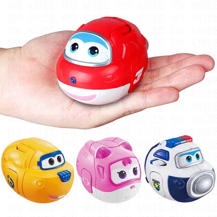 4 вида стилей яйцо Супер Крылья деформация робот фигурки игрушки 7 5*11 см