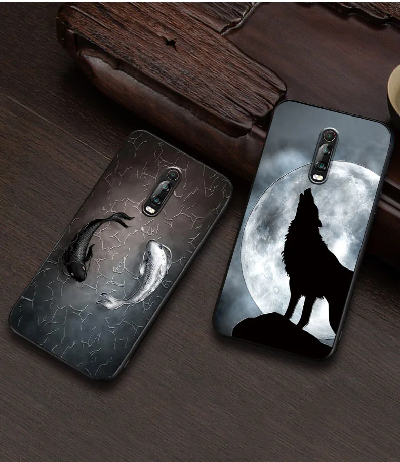 Рельефный Винтажный чехол в японском и восточном стиле для Xiaomi Redmi K20 Pro 9T PRO крана