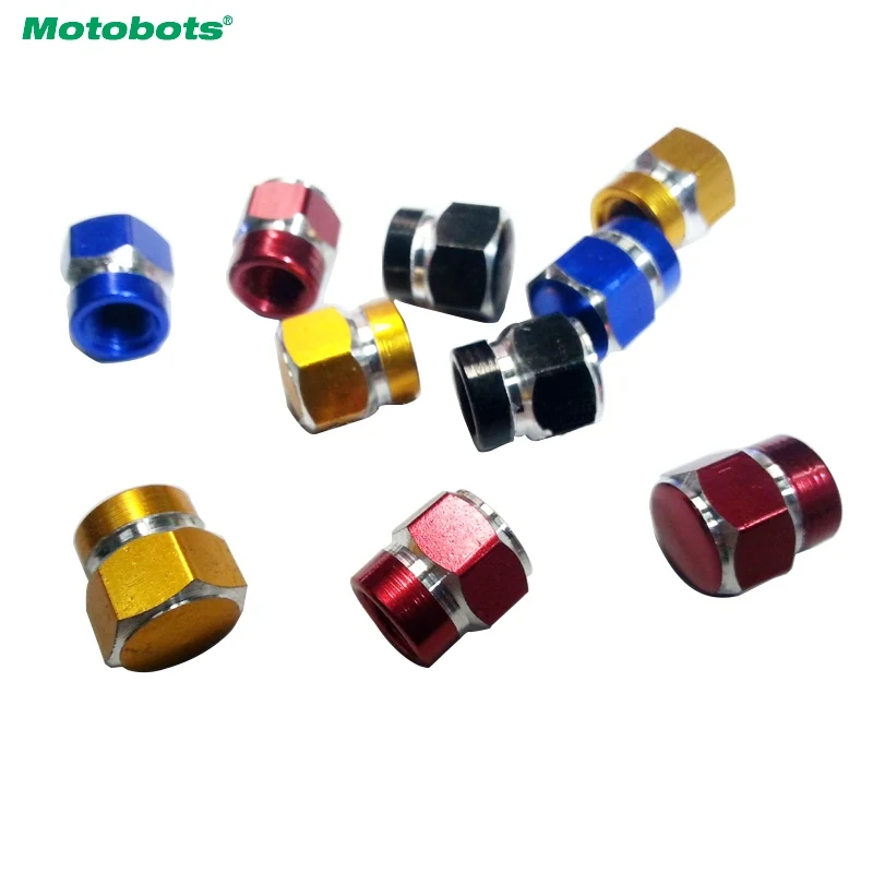 MOTOBOTS 4Pcs Car Truck Wheel Valve Air Stem Cap Tire Screw Dust Cover 4-Color | Автомобили и мотоциклы