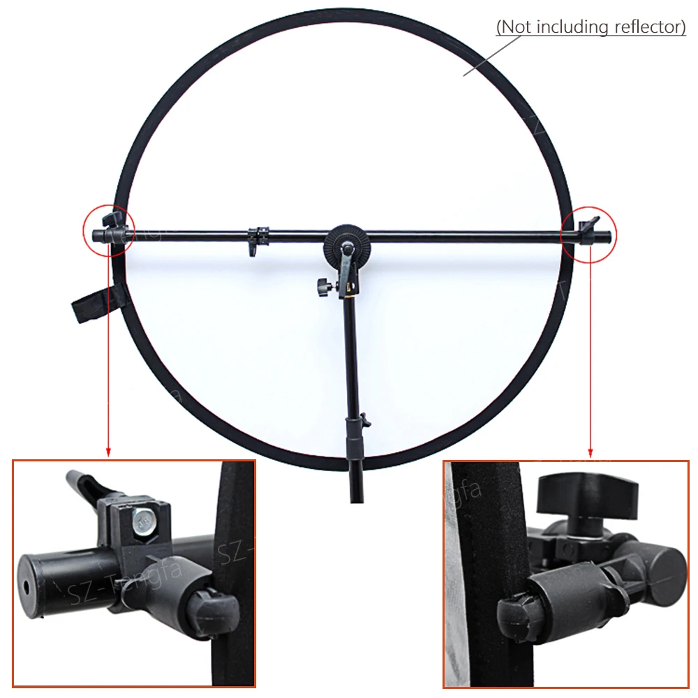 Стойка для студийной фотосъемки 2 м + кронштейн с поворотной головкой и